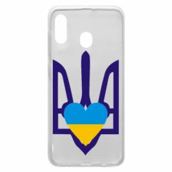 Чехол для Samsung A30 Герб з серцем - PrintSalon