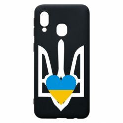 Чехол для Samsung A40 Герб з серцем - PrintSalon
