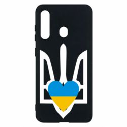 Чехол для Samsung M40 Герб з серцем - PrintSalon