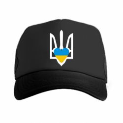 Кепка-тракер Герб з серцем - PrintSalon