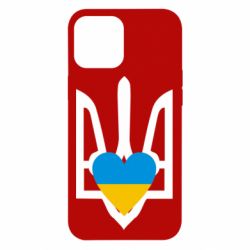 Чехол для iPhone 12 Pro Max Герб з серцем - PrintSalon