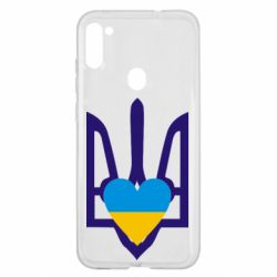 Чехол для Samsung A11/M11 Герб з серцем - PrintSalon