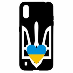 Чехол для Samsung A01/M01 Герб з серцем - PrintSalon