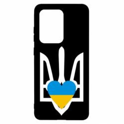 Чехол для Samsung S20 Ultra Герб з серцем - PrintSalon