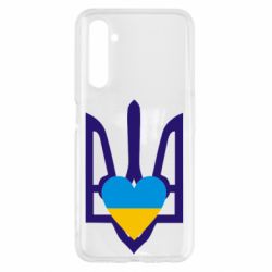 Чехол для Realme 6 Герб з серцем - PrintSalon