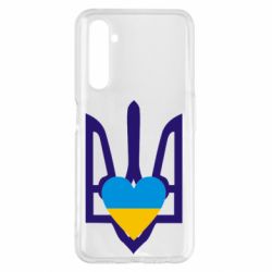 Чехол для Realme 6 Pro Герб з серцем - PrintSalon