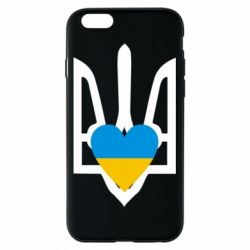 Чехол для iPhone 6/6S Герб з серцем - PrintSalon