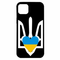 Чехол для iPhone 14 Plus Герб з серцем - PrintSalon