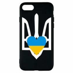 Чехол для iPhone 8 Герб з серцем - PrintSalon