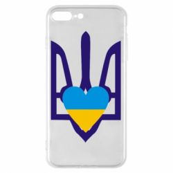 Чехол для iPhone 8 Plus Герб з серцем - PrintSalon