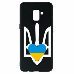 Чехол для Samsung A8+ 2018 Герб з серцем - PrintSalon