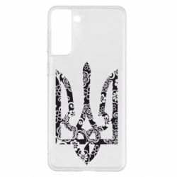 Чохол для Samsung S21+ Герб з візерунками - PrintSalon