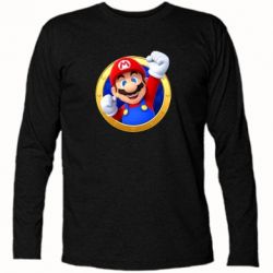 Футболка з довгим рукавом Герой Маріо - PrintSalon