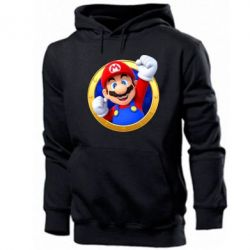 Мужское худи Герой Марио-PrintSalon Мужское худи Герой Марио