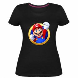 Жіноча преміум футболка Герой Маріо