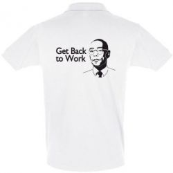 Мужское поло Get Back To Work - PrintSalon