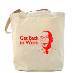 Эко-сумка Get Back To Work-PrintSalon Эко-сумка Get Back To Work