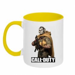 Чашка двокольорова Ghost CoD - PrintSalon