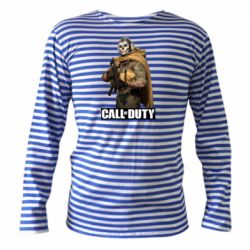 Тельняшка с длинным рукавом Ghost CoD