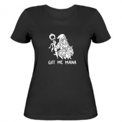 Женская футболка Giff Me Mana - PrintSalon
