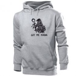 Мужское худи Giff Me Mana - PrintSalon