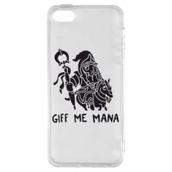 Чехол для iPhone5/5S/SE Giff Me Mana - PrintSalon