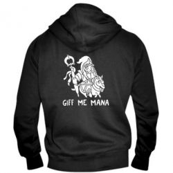 Мужское худи на молнии Giff Me Mana - PrintSalon