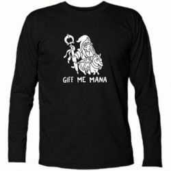 Футболка с длинным рукавом Giff Me Mana - PrintSalon