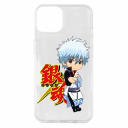 Чехол для iPhone 14 Гинтама Мальчик