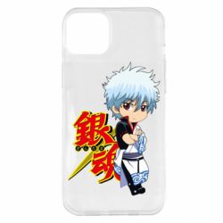 Чехол для iPhone 14 Plus Гинтама Мальчик - PrintSalon