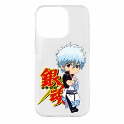 Чехол для iPhone 14 Pro Гинтама Мальчик - PrintSalon