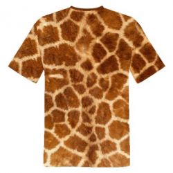 Мужская футболка 3D Giraffe's Skin - PrintSalon