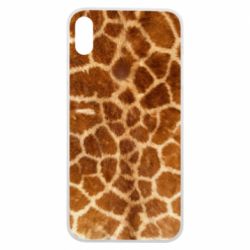 Чехол для iPhone Xs Max Giraffe's Skin - PrintSalon