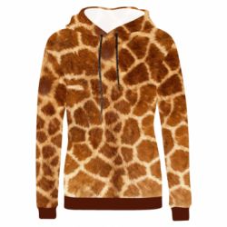 Жіноче 3D худі Giraffe's Skin-PrintSalon Жіноче 3D худі Giraffe's Skin