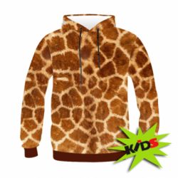 Детское 3D худи Giraffe's Skin - PrintSalon