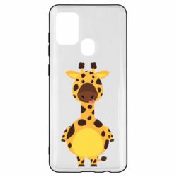Чехол для Samsung A21s Giraffe - PrintSalon