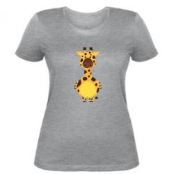 Женская футболка Giraffe - PrintSalon
