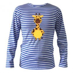 Тельняшка с длинным рукавом Giraffe - PrintSalon