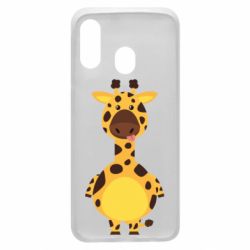 Чехол для Samsung A40 Giraffe - PrintSalon