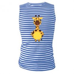 Майка-тельняшка Giraffe - PrintSalon