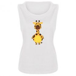 Женская майка Giraffe - PrintSalon