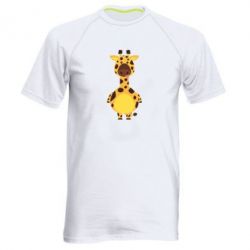 Мужская футболка для спорта Giraffe - PrintSalon