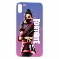 Чехол для iPhone Xs Max Girl hero from Fortnite - PrintSalon