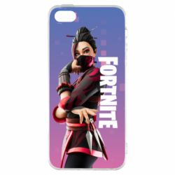 Чехол для iPhone5/5S/SE Girl hero from Fortnite - PrintSalon