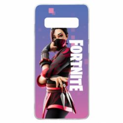 Чехол для Samsung S10+ Girl hero from Fortnite - PrintSalon