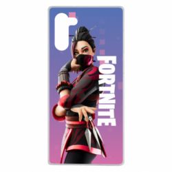 Чехол для Samsung Note 10 Girl hero from Fortnite - PrintSalon