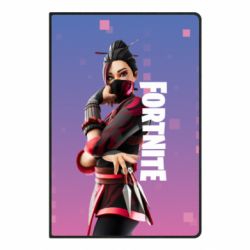 Блокнот с принто Girl hero from Fortnite - PrintSalon