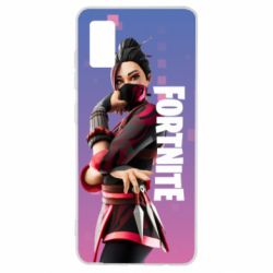 Чехол для Samsung A41 Girl hero from Fortnite - PrintSalon