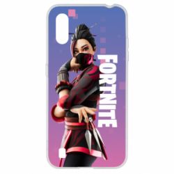 Чехол для Samsung A01/M01 Girl hero from Fortnite