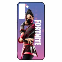 Чехол для Samsung S21+ Girl hero from Fortnite - PrintSalon